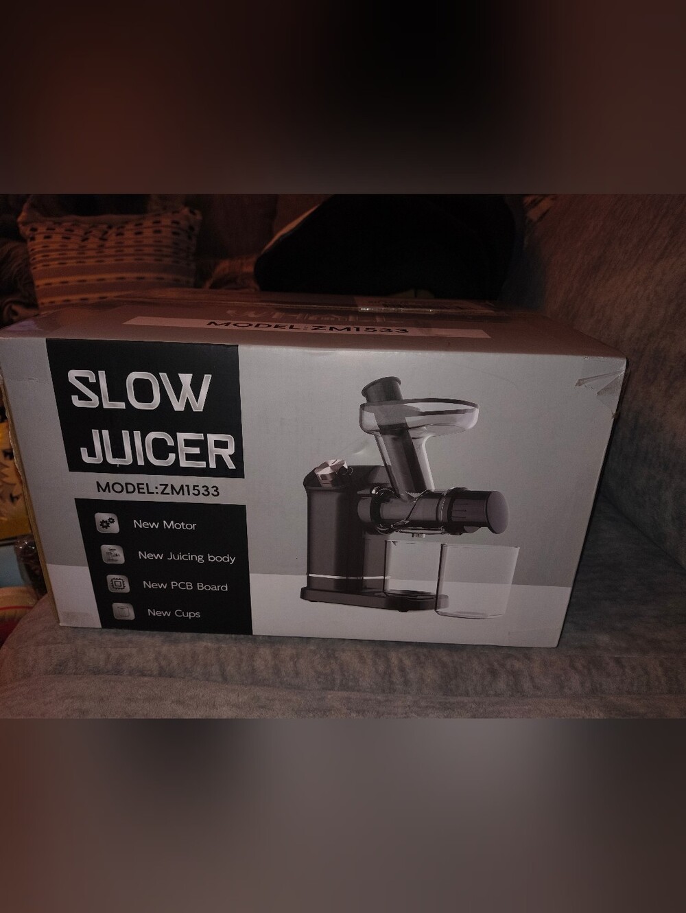 Slow Juicer Model ZM1533 - Black